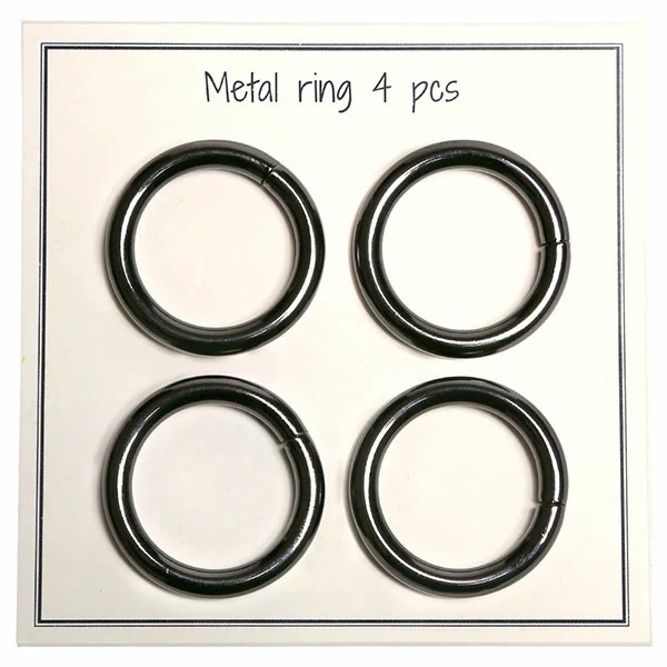Go Handmade Metal O-ring, 4 stk, 30mm